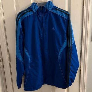 Adidas Men's Royal Blue Windbreaker
